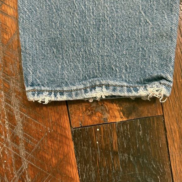 MADEWELL The High Rise Slim Crop Boy Jean Size 24 - Picture 8 of 9